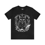 'Long Live Lucyfur' Black Unisex Cotton T-Shirt