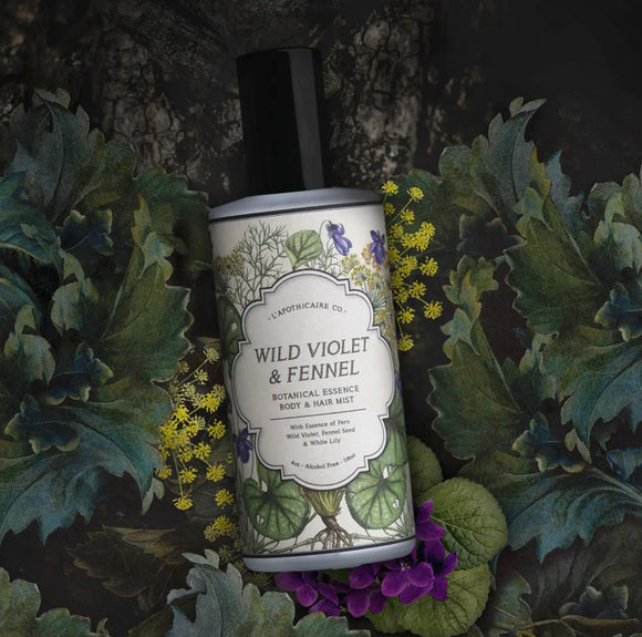 L’apothicaire Botanical Essense Body & Hair Mist - Wild Violet & Fennel