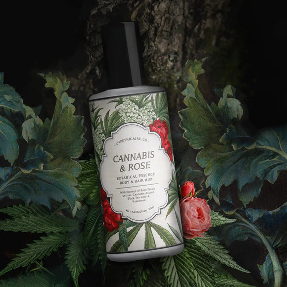 L’apothicaire Botanical Essense Body & Hair Mist - Cannabis & Rose