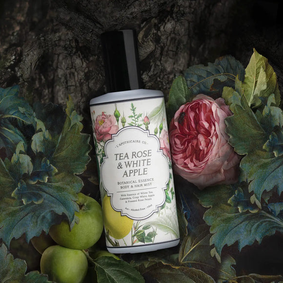 L’apothicaire Botanical Essense Body & Hair Mist - Tea Rose & White Apple
