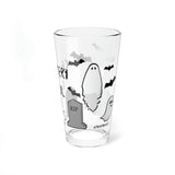 Cemetery Ghoul Pint Glass, 16oz