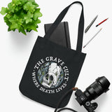 The Grave Cult - Where Death Lives - Black Canvas Tote Bag