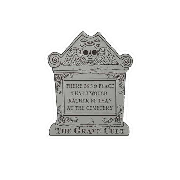 The Grave Cult - At the Cemetery - Vinyl Sticker