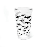 Gone Batty Pint Glass - 16oz - Spooky Bats Goth Glass Tumbler