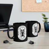 The Grave Cult 'Death Before Decaf' 11oz Black Coffee Mug