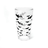 Gone Batty Pint Glass - 16oz - Spooky Bats Goth Glass Tumbler