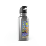 The Star Tarot - Stainless Steel Water Bottle - 20oz