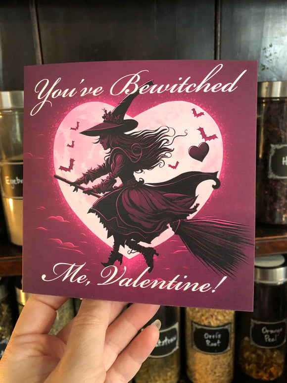 You’ve Bewitched Me - Spooky Valentine / Valloween - Holiday Greeting Card