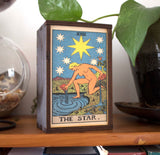 Major Arcana Tarot Card Altar Box - Tarot Deck Box - Birch Wood & Sliding Lid