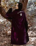 Mystic Madame Kimono - Embroidered Velvet Robe