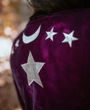 Mystic Madame Kimono - Embroidered Velvet Robe