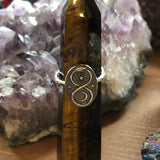 Sterling Silver Infinity Snake Ring