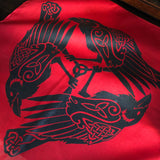 Thorn & Moon Altar Cloth - Triple Celtic Raven, The Morrigan