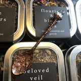 Witch’s Mini Herb / Tea Spoon with Crystal Detail