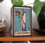 Major Arcana Tarot Card Altar Box - Tarot Deck Box - Birch Wood & Sliding Lid