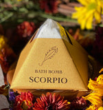 Zodiac Bath Bomb - All Natural, Essential Oils, Crystal Infused