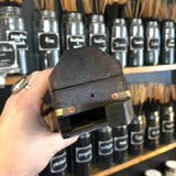 Black Wooden Incense Burner with Brass Inlay - Coffin - Stick Incense - Box