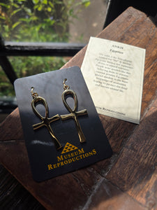 Ankh Earrings