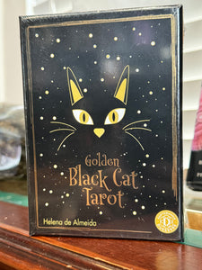 Golden Black Cat Tarot by Helena de Almeida