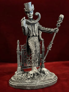 Baron Samedi Statue - Gray Finish