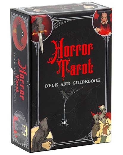 Horror Tarot Deck and Guidebook written by Aria Gmitter and Minerva Siegal and illustrated by Abigail Larson