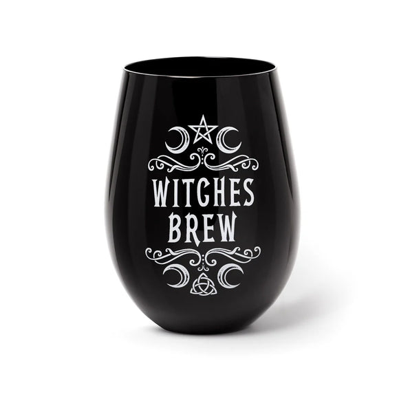 Witches Brew Stemless Wine Glas