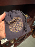 Drawstring Cloth Pouch with Pagan Symbol - 3.5” x 5”