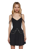 Steel Echoes Chain Dress
