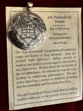 Pentacles of Solomon Pendant - From the Grimoire Key of Solomon - Talisman