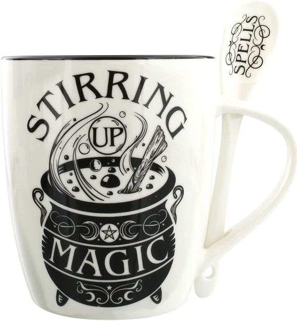 Stirring Up Magic Cup And Spoon