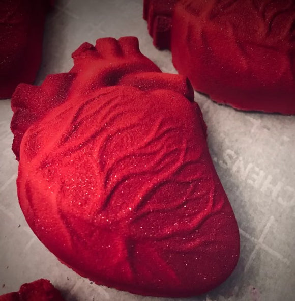 Glamgoria Heart Bath Bomb