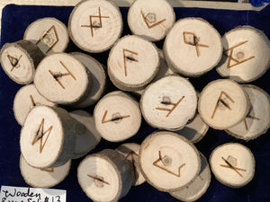 Rune Set - Wooden