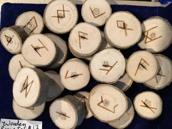 Rune Set - Wooden