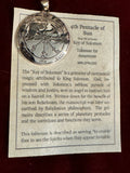 Pentacles of Solomon Pendant - From the Grimoire Key of Solomon - Talisman