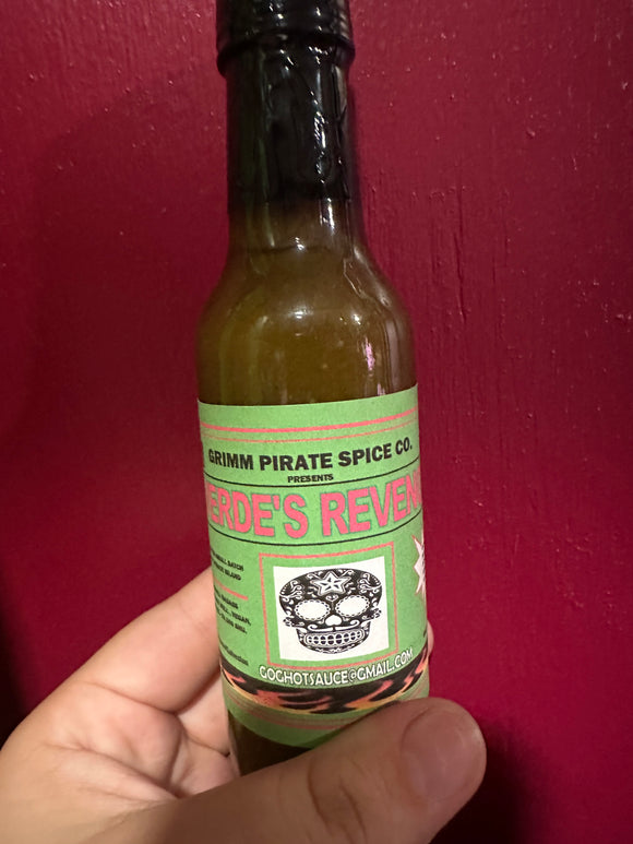 Verde's Revenge -5Oz Bottle Of Hot Sauce