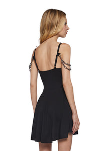 Steel Echoes Chain Dress