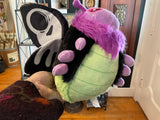 Purple Poison Death Head Moth Stuffie - Plush Toy - Mini Squishable - Soft