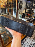 600 page Blank Leather Grimoire - Black Pentacle