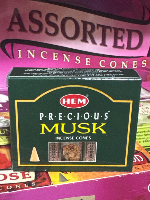 HEM Musk Cone Incense (10-pack)