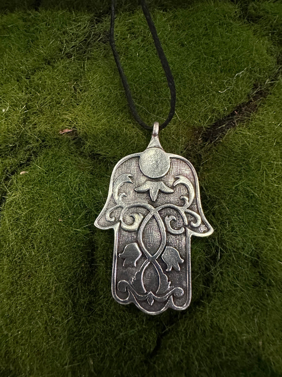 The Hamsa - 100% Pewter Necklace