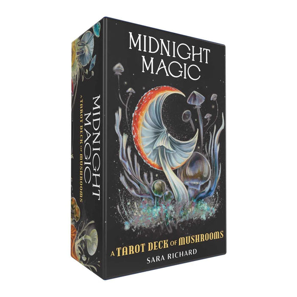 Midnight Magic: A Tarot Deck of Mushrooms by Sara Richard