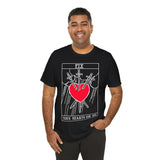 Fix Your Hearts Or Die - Unisex T-Shirt - Three of Swords Tarot - Trans Ally - LGBTQ Rights  - David Lynch / Twin Peaks