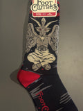 Baphomet - Spooky Witchy Patterned Socks - Footclothes
