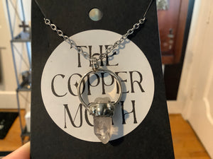 The Copper Moth Crystal Necklace