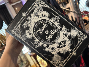 Book of Spells Purse- Black Glow in the Dark