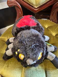 Black Widow Spider Stuffie - Plush Toy - Mini Squishable - Soft