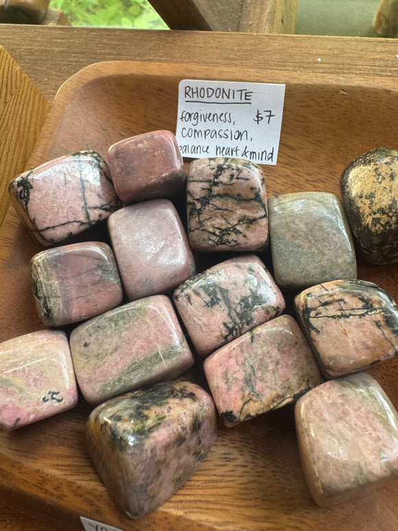 Rhodonite - Tumble Stone