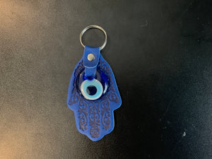 Hamsa Evil Eye Keychain