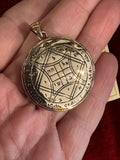 Pentacles of Solomon Pendant - From the Grimoire Key of Solomon - Talisman