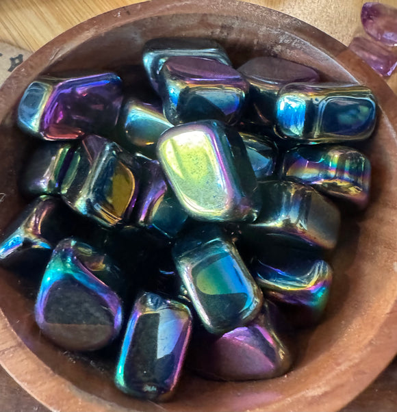 Rainbow Hematite - Tumble Stone
